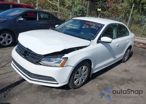 2017 Volkswagen Jetta 1.4T S z USA, uszkodzony, nr VIN 3VW2B7AJ9HM349005